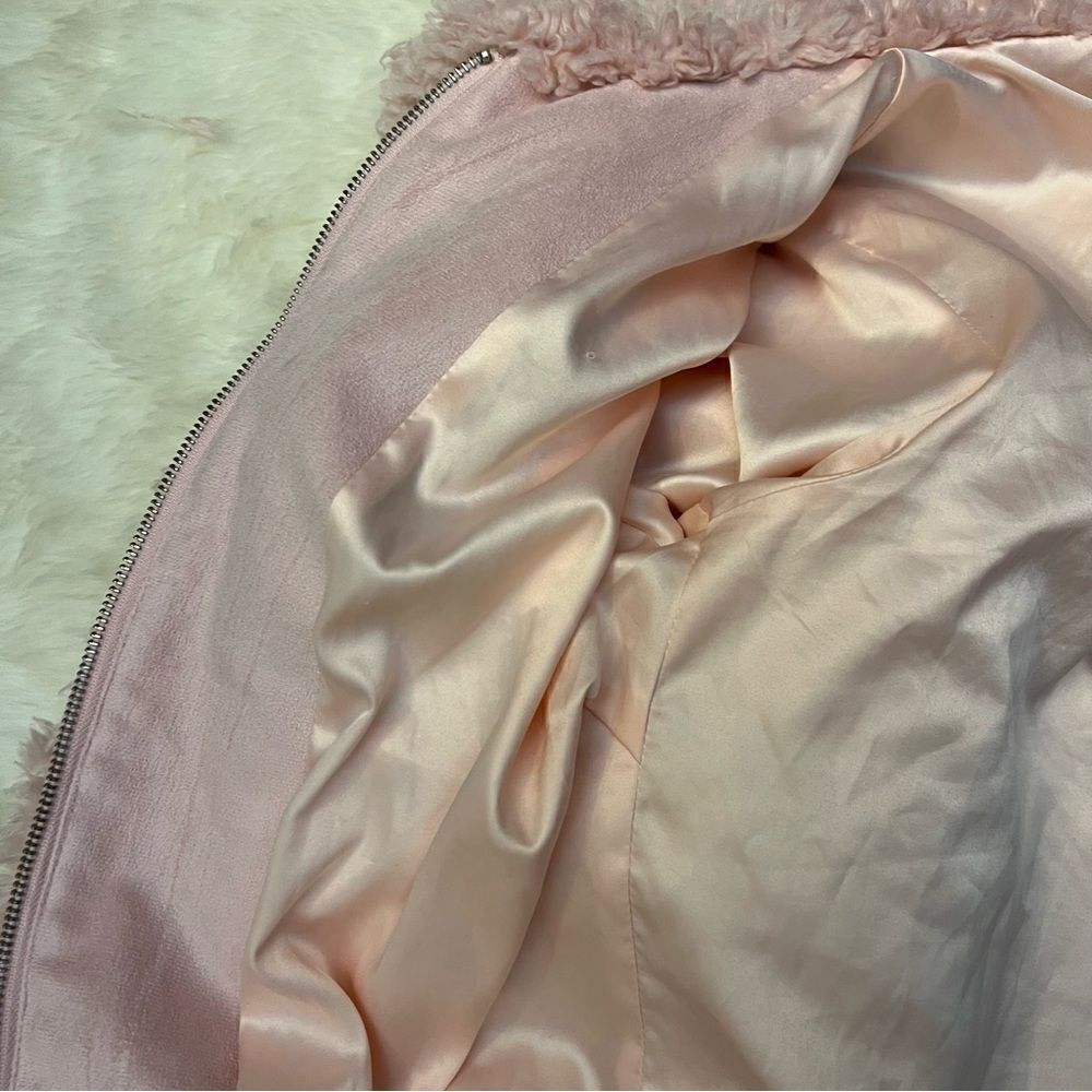 Majorelle faux fur jacket light pink - Picture 6 of 10